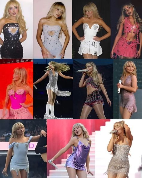 Sabrina Carpenter 21st Birthday, Sabrina Carpenter Inspired Outfits Concert, Sabrina Carpenter Eras Tour Outfit, Tour Outfits Fame Dr, Sabrina Carpenter Performance Outfits, Sabrina Carpenter Outfits Tour, Sabrina Carpenter Outfit Inspo Concert, Sabrina Carpenter Eras Tour, Sabrina Carpenter Stage Outfits