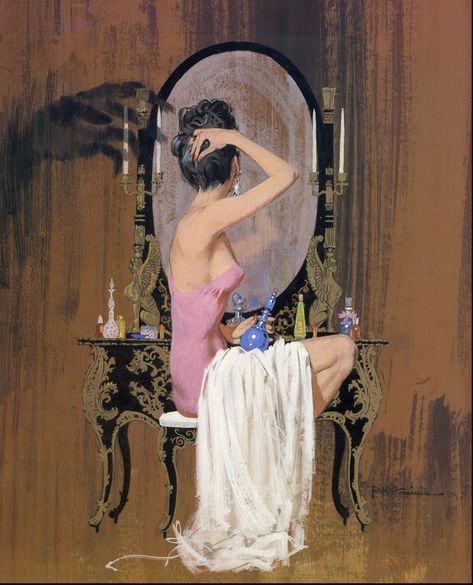 Robert McGinnis American Panter and Illustrator Tutt'Art () Arte Pulp, Fabian Perez, Earl Moran, Jack Vettriano, Robert Mcginnis, Pulp Fiction Art, Gil Elvgren, Boris Vallejo, Frank Frazetta