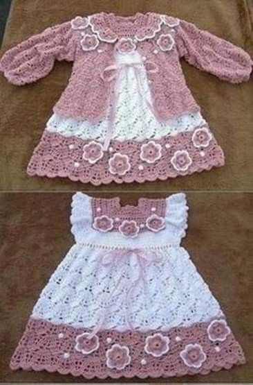 Crochet Baby Dress Free Pattern, Vestidos Bebe Crochet, Crochet Baby Girl Dress, Baby Dress Pattern, Crochet Baby Dress Pattern, Baby Frock Pattern, Easy Crochet Baby