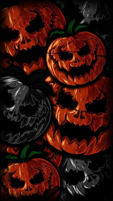 Pumpkin Faces Halloween IPhone Wallpaper - IPhone Wallpapers : iPhone Wallpapers Fall Wallpaper Iphone, Spooky Halloween Pictures, Halloween Wallpaper Iphone Backgrounds, Pumpkin Wallpaper, Halloween Wallpaper Backgrounds, Ipad Wallpapers, Halloween Artwork, Pumpkin Face, Halloween Wallpaper Iphone