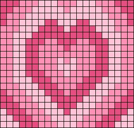 Valentines Alpha Pattern, Heart Alpha Pattern Crochet, Valentine Pixel Art, Pink Alpha Pattern, Valentines Pixel Art, Grid Inspiration, Knitting Graphs, Pixel Grid, Graph Crochet