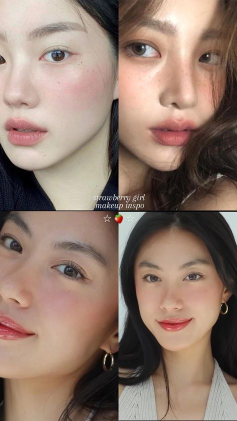 Neutral Undertone Makeup Looks, Neutral Undertone Makeup, Neutral Tone Makeup, Makeup Natural Look, Types Of Makeup Looks, Strawberry Makeup, Coquette Ribbon, Neutral Undertone, Light Feminine