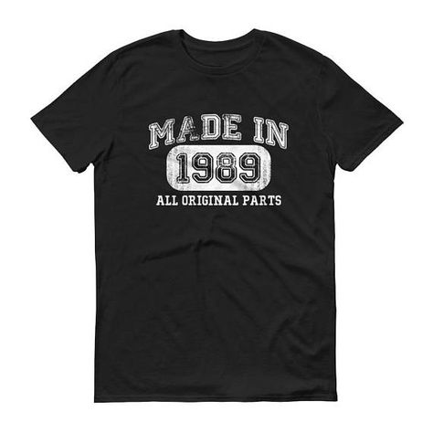 Men's 1989 Birthday Gift, Vintage Born in 1989, 29th Birthday shirt for him, Made in 1989 T-shirt, 29 Year Old Birthday Shirt #BirthdayGift #1989Shirt #men #Vintage1989 #him #1989 #BirthdayShirt #TShirt #MadeIn1989 #BornIn1989 Birthday Ideas For Grandpa, 86 Birthday, 82nd Birthday, 21st Birthday Shirts, Birthday Sweatshirt, Aged To Perfection, Birthday Shirt, T Shirt For Men, Birthday Shirts