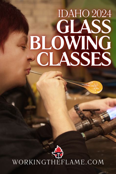 Dive into the mesmerizing world of glass blowing with our curated selection of classes in Idaho for 2024! 🌟🔥 Explore expert-led sessions, hands-on experiences, and the thrill of crafting your own glass masterpieces amidst Idaho's scenic beauty. Perfect for beginners and enthusiasts alike.   #GlassBlowing #IdahoArtistry #GlassBlowingClasses #IdahoCrafts #ArtGlass #IdahoGlassBlowing #GlassArt #HandmadeGlass #GlassCraft #GlassSculpture #WorkingTheFlame #Idaho #2024 Scenic Beauty, Wine Stoppers, The Flame, Oil Bottle, Paperweights, Glass Sculpture, Glass Crafts, Idaho, Hands On