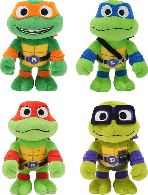 Teenage Mutant Ninja Turtles Toy, Ninja Turtles Mutant Mayhem, Ninja Turtle Toys, Mutant Mayhem, Tmnt Movie, Donatello Tmnt, Turtle Plush, Cuddly Toy, Soft Dolls