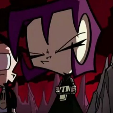 Gaz Pfp Invader Zim, Gir Invader Zim Icons, Gaz Invader Zim, Gir Pfp, Invader Zim Pfp, Zim Pfp, Jhonen Vasquez, Invader Zim Characters, Emo Art