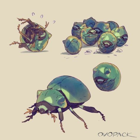 The Art of Ryota Murayama (Ovopack) Insect Concept Art, Bug Monster, Kunstjournal Inspiration, Bug Art, Creature Artwork, Pentacles, Creature Drawings, Insect Art, Fantasy Creatures Art