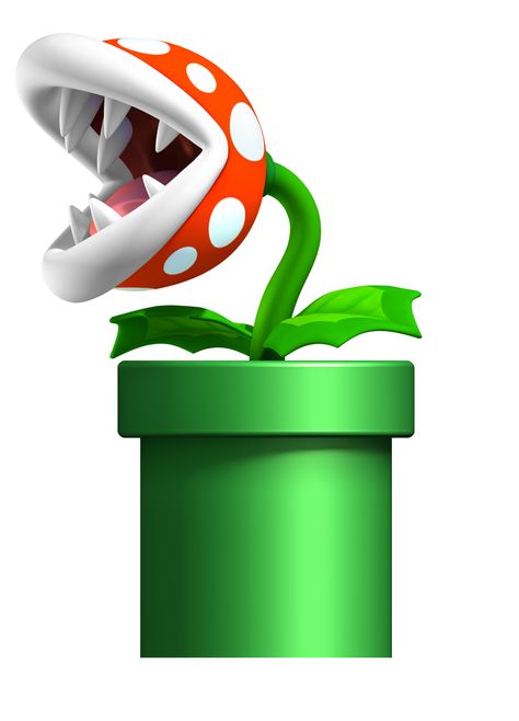 004. Piranha Plant (starter Pokémon) Mario Piranha Plant, Piranha Plant, Green Png, Mario Bros, Mario, Green