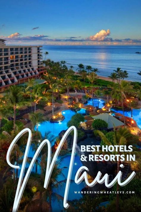 Best Resorts In Hawaii, Where To Stay In Maui Hawaii, Maui Hawaii Honeymoon, Hawaii Ideas, Spanish Homework, Hotels In Hawaii, Molokini Crater, Haleakala Sunrise, Best Beaches In Maui