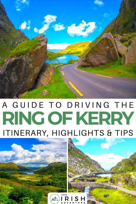 Ireland Honeymoon Itinerary, Ireland 7 Day Road Trip, Ireland By Train Itinerary, Ring Of Kerry Ireland Photography, Ireland Self Drive Itinerary, Backpacking Ireland, Ireland Road Trip, Ireland Itinerary, Road Trip Europe