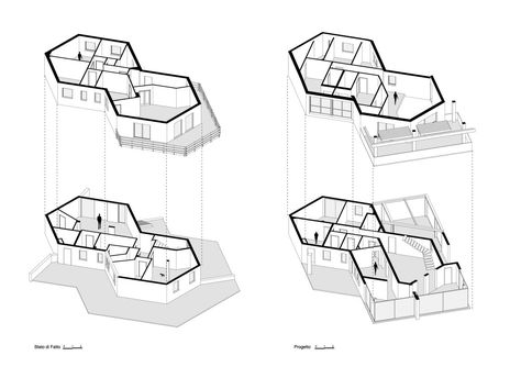 Hexagonal Architecture, Villa Concept, Complex Geometry, Emergency House, Udine Italy, Conceptual Model Architecture, Shading Device, Camping Planning, Italy Villa