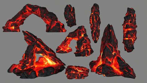 lava rocks #lava, #rocks Lava Tutorial, Arte Doodle, Super Powers Art, Magic Design, Lava Rock, Magic Art, 판타지 아트, Environment Design, Environment Concept Art