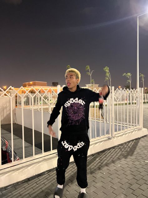 Sp5der Outfit Men, Sp5der Outfit, Sp5der Hoodie Outfit, Sp5der Hoodie, Drip Outfit Men, Tracksuit Outfit, Street Fashion Men Streetwear, Streetwear Men, Outfits Black