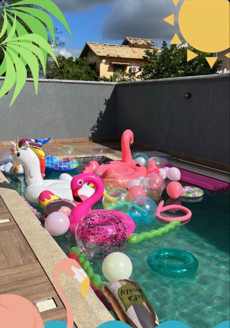 Classy Pool Party, Birthday Pool Party Ideas, Pool Birthday Party Ideas, Backyard Pool Party, Pool Party Adults, Birthday Pool Party, Pool Party Themes, Party Swimming Pool, Luau Birthday Party