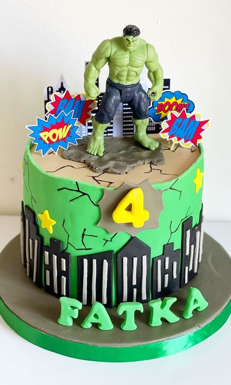 Hulk birthday cake, Hulk cake, Hulk-themed cake, hulk theme birthday cake, hulk birthday cake ideas, hulk cake ideas Hulk Theme Cake Design, Hulk Birthday Party Cake, Hulk Cake Ideas, Hulk Birthday Party Decorations, Comic Book Cake, Hulk Birthday Cake, Incredible Hulk Cake, Teletubbies Cake, Hulk Birthday Cakes