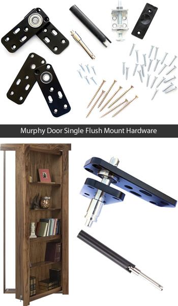 Murphy Door - Shelves that are Doors! - Get Decluttered Now! Dold Dörr, Door Remodel, Hidden Door Bookcase, Murphy Door, Bookshelf Door, Door Aesthetic, Black Barndominium, Door Bookcase, Bookcase Door