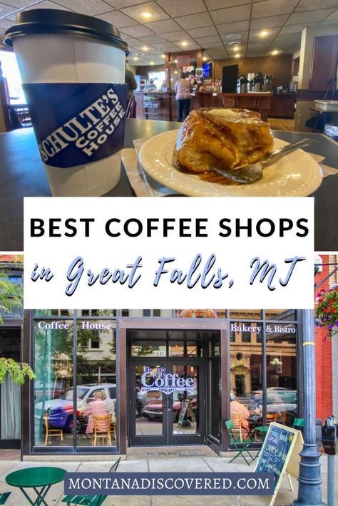 Coffee Shops in Great Falls, MT: Where the City Shines | Montana Discovered Great Falls Montana, Military Move, Montana Travel, Flathead Lake, Tour Around The World, Dude Ranch, Best Coffee Shop, Great Falls, Big Sky Country