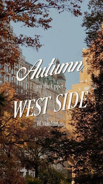 ethan barber • new york city on Instagram: "POV: it’s a crisp november morning and you just left your upper west side apartment in search of a cappuccino, croissant, and a bouquet of freshly sharpened pencils ✏️🌇🎃🍁🍂  shot on iphone  4k at 30fps autumn in new york city  #ethanbarberco #autumninnewyork #upperwestside #uws #nostalgia #00s #2000s #newyorkcitylife #newyorkphotographer" Nyc Upper West Side, New York Autumn Aesthetic, Autumn In New York Aesthetic, New York Fall Aesthetic, New York In Autumn, Ethan Barber, November In New York, Fall In New York City, New York In The Fall