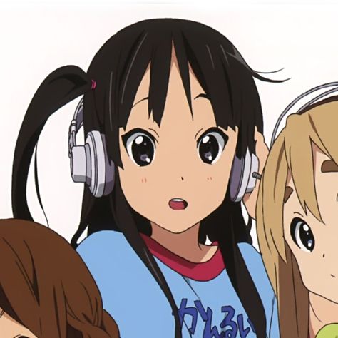 from k-on !! K On Matching Pfp, K On Icons, 2000s Artstyle, Mugi K On, Matching Pfp Trio, Pfp Trio, Pic Icon, People Anime, K-on Icons