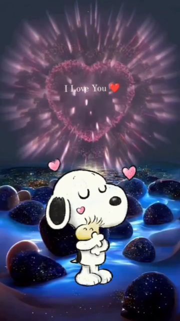 Snoopy I Love You, Like And Comment, September 22, Snoopy And Woodstock, Always And Forever, Love You All, Woodstock, Charlie Brown, I Love You