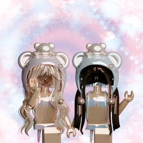 Bff Roblox Outfits, Roblox Best Friends, Mm2 Creators, Roblox Besties, Cute Bff Pictures, Roblox Creator, Roblox Pfp, Wallpaper Macbook, Roblox Animation