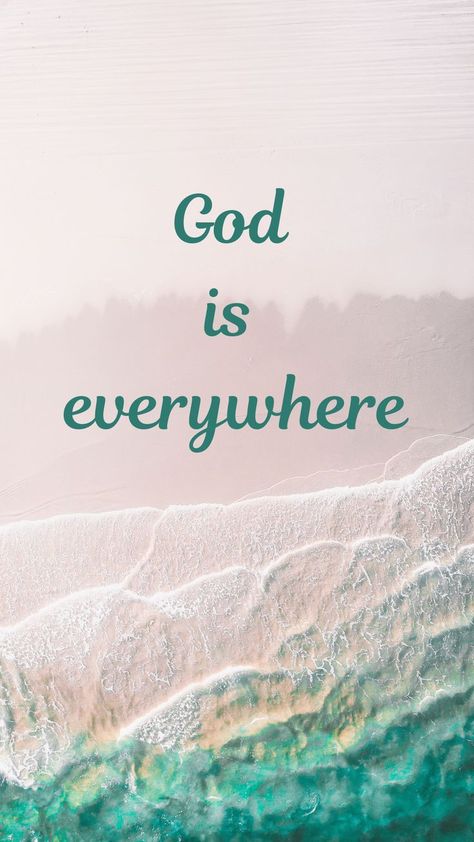 God is everywhere! So if you like the God you should love everything that you have. Spiritual Uplifting Quotes, God Is Everywhere, Motivational Notes, Promise Keeper, Christian Quotes Wallpaper, Christian Wallpapers, Positive Thought, Bible Quotes Wallpaper, Bible Quotes Images