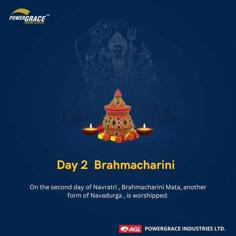 #Navratri Day 2 On the second day of navratri, Brahmacharini mata, another form of navadurga, is worshipped. #HappyNavratri #Navratri2022 #Day2 #Adhesive #TileAdhesive #Grout #AGL #PowerGrace Navratri 2nd Day, Brahmacharini Mata, Second Day Of Navratri, Navratri Post, Maa Brahmacharini, Happy Navratri, Adhesive Tiles, 1st Day, Second Day