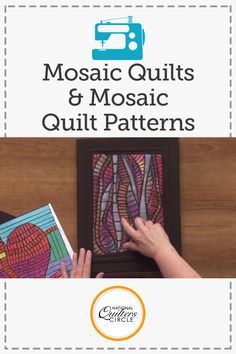 Mosaic Quilt Patterns, Quilt Hacks, Mosaic Quilts, Mosaic Quilt, Gaudi Mosaic, Quilt Techniques, Tiled Quilt, Sewing Videos, Patchwork Diy