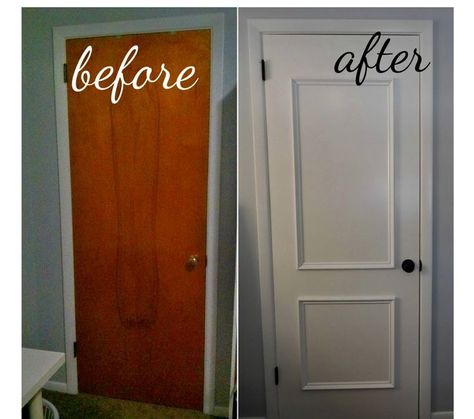 Entry Remodel, Door Update, Diy Interior Doors, Split Entry, Door Makeover Diy, Home On A Budget, Door Makeover, Diy Interior, Home Upgrades