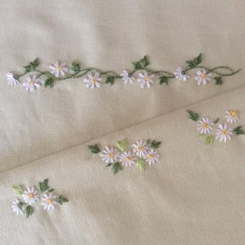 A Stitch In Time, Clothes Embroidery Diy, Hand Embroidery Dress, Hand Embroidery Patterns Flowers, Hand Embroidery Videos, Border Embroidery Designs, Embroidery Videos, Baby Embroidery, Pola Sulam