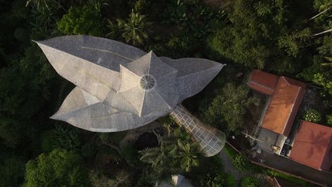 Gallery of Sharma Springs / IBUKU - 7 Sharma Springs, Leaf Building, Bamboo Roof, Green Village, Bamboo Building, Bamboo House Design, Desain Pantry, Bamboo Structure, Bamboo Architecture