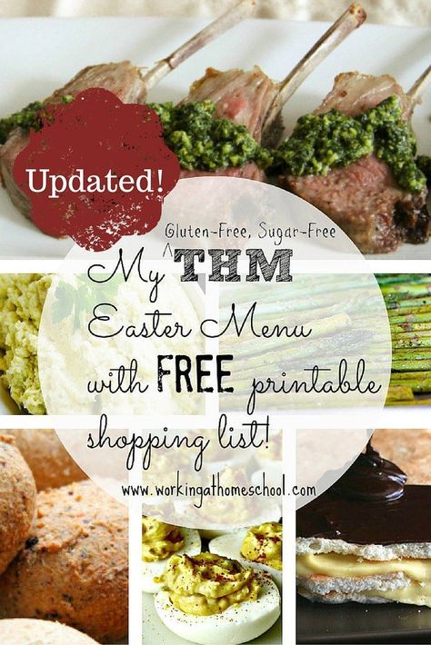 Lean Foods, Trim Healthy Mama Meal Plan, Thm Meal Plans, Keto Easter, Trim Healthy Mama Diet, Thm Dinner, Food Easter, Easter Foods, Easter Meal