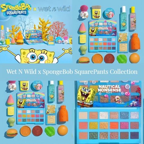 Wet N Wild Collection, Spongebob Makeup, Makeup Palette Collection, My Melody And Kuromi, Melody And Kuromi, Cute Eyeshadow Looks, Makeup Pallets, Makeup Humor, Makeup News