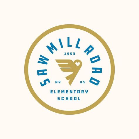 Allan Peters on Instagram: "Saw Mill Road Elementary School. 2020. #logo" Elementary School Logo, School Brand Identity, School Logo Design, Saw Mill, Us School, School Logo, Color Inspo, Logo Branding Identity, Graphic Design Branding