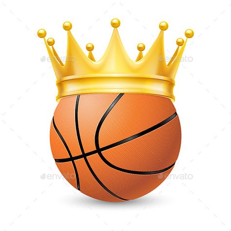 Gold Crown on a Basketball Bakery Business Cards Templates, Basketball Tattoos, Basketball Drawings, Sneaker Ball, Crown Drawing, Bakery Business Cards, Business Printables, Object Photography, Basketball Ball