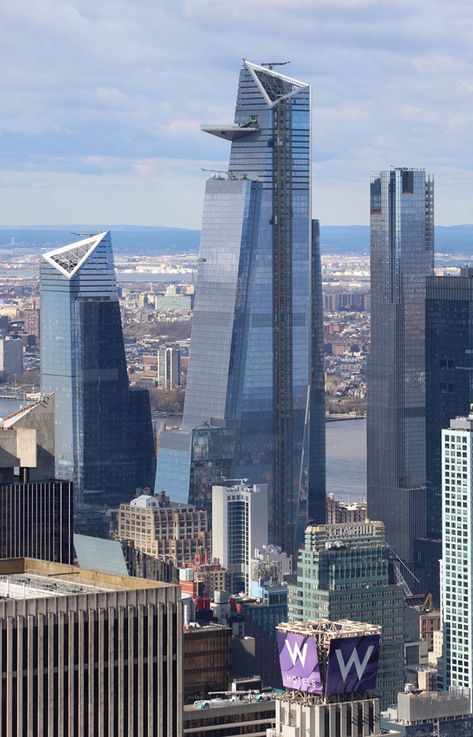 YIMBY Takes in the Rising Skyline From Atop 53 West 53rd Street, in Midtown - New York YIMBY Luxury Skyscraper, Metlife Building, World Trade Center Nyc, New York City Buildings, New York Architecture, Jean Nouvel, Usa Cities, Hudson Yards, Skyscraper Architecture