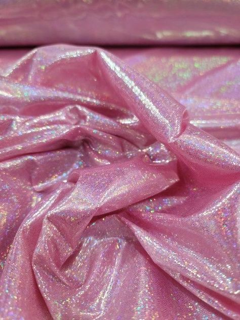 Sparkly Pink Aesthetic, Pink Sparkly Aesthetic, Sparkly Aesthetic, Iridescent Fashion, Fabric Aesthetic, Story Backgrounds, Holographic Fabric, Hand Beaded Lace, Barbie Vibes