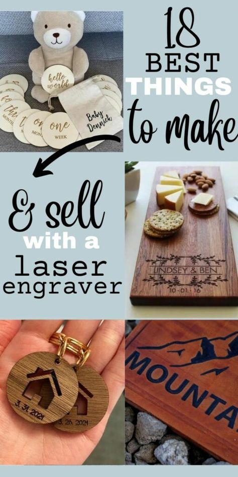 Things To Make And Sell, Laser Business, Glow Projects, Diy Laser Engraver, Wood Laser Ideas, Glowforge Ideas, Laser Cut Wood Crafts, Laser Projects, Laser Engraved Gifts