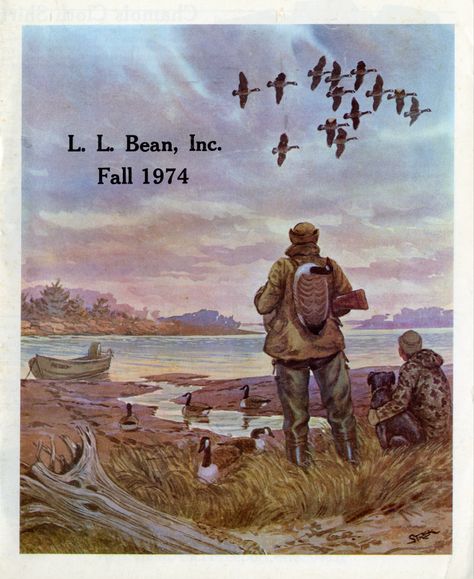 L.L.Bean catalog | Fall 1974 | #llbean #1970s #70s #outdoor #archive #moodboard #aesthetics #ephemera Hunting Aesthetic, Vintage Catalog, Western Artwork, Hunting Art, Waterfowl Hunting, Vintage Hunting, Vintage Magazine Covers, Duck Decoys, Back In My Day