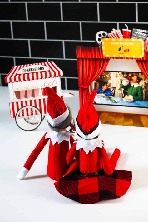 Elf On The Shelf Drive In Movie, Elf Movie Elf On The Shelf, Elf On The Shelf Elf Movie, Selfie Elf On The Shelf, Elf On The Shelf Movie Night Printable, Elf Hospital Ideas, Elf On The Shelf Scenes, Elf On The Shelf Movie Night Ideas, Elf On The Shelf Craft Ideas