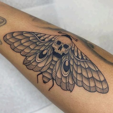 Moth Opening Arm Tattoo, Multiple Moth Tattoo, Moth Wrist Tattoo, Different Styles For Men, Moth Tattoos, Moth Tattoo Design, Skull Moth, Neck Tattoos Women, Moth Tattoo