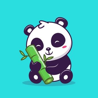 Catalyststuff | Freepik Panda Pencil Drawing, Panda Sitting, Christmas Tree Logo, Tufting Ideas, Cute Panda Cartoon, Tree Logo Design, Panda Drawing, Panda Lindo, Legend Wallpaper