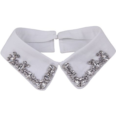 PRICES MAY VARY. Size: Neck circumference 16.5 inch, width 2.8 inch. Charming decorative collar for sweater, t shirt, blouse, dress, jacket, and more. Sexy, unique, noble and elegant. Suitable to wear on all occasions, such as party, wedding, gathering, etc. Made of high quality chiffon, soft and comfortable to wear; Lightweight, easy to wash and doesn't fade, durable. This stylish fake collar can also be a great present for Valentine's Day, Christmas, New Year, Mother's Day, Birthday, etc. Prod Peter Pan Necklace, False Collar, Jeweled Collar, Fake Collar, Embellished Collar, Look Formal, Women Tie, Half Shirts, Detachable Collar