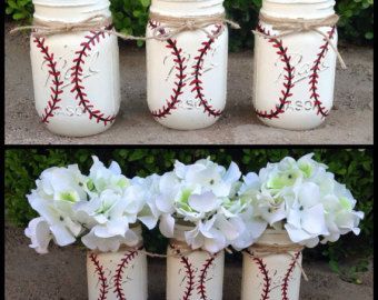 Baseball Centerpiece, Baseball Fundraiser, Fair Crafts, Baseball Crafts, Baseball Party, Baseball Theme, Baseball Birthday, Baseball Baby, Sports Birthday