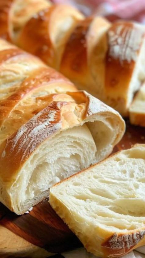 Soft Fluffy French Bread Recipe - Bex's Kitchen Artisan Bread In Loaf Pan, French Bread Dough Recipes, Quick Dinner Breads, Bread Recipes Soft, Dutch Oven French Bread, Yeast Breads Recipes, Easy Homade Bread Recipes, Croissant Bread Recipe, Soft Italian Bread Recipes