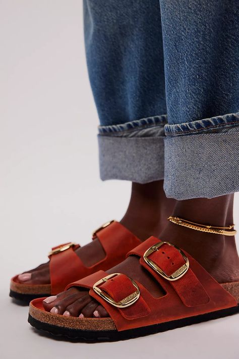 Arizona Big Buckle Birkenstock Sandals | Free People Women’s Birkenstock Sandal Outfits, Orange Birkenstock Outfit, Birkenstock Big Buckle Outfit, Big Buckle Birkenstock, Birkenstock Big Buckle, Birkenstock Sandals Outfit, Birkenstock Arizona Big Buckle, Arizona Big Buckle, Arizona Style