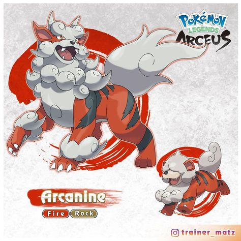 Hisuian Fakemon, Fanmade Paradox Pokemon, Mega Arcanine, Hisuian Pokemon, Hisuian Arcanine, Hisuian Growlithe, Pokemon Dnd, Pokemon Incineroar, Pokemon Japan