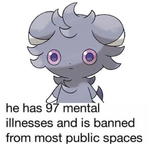 Silly Pokemon Pfp, Espurr Wallpaper, N Pokemon Pfp, Espurr Pfp, Goth Pokemon, Pokemon Icons Aesthetic, Pokemon Espurr, Espurr Pokemon, Bunny Pokemon