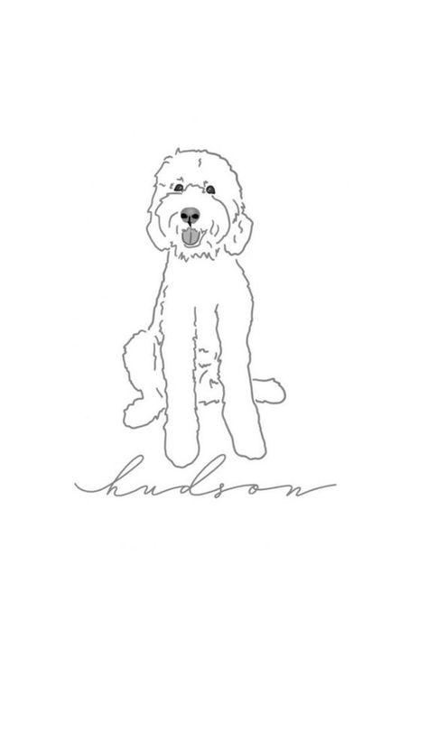 This special drawing is a great addition to your home and a great gift idea for a friend! These are digital drawings printed on matte paper. ------------------------------------------------------------------ Price is for ONE dog only. FRAME NOT INCLUDED. However, if you would like a framed option Poodle Outline Drawing, Bernedoodle Tattoo Ideas, Labradoodle Line Drawing, Labradoodle Outline, Bernedoodle Tattoo, One Line Dog Drawing, Labradoodle Tattoo, Labradoodle Drawing, Poodle Drawing