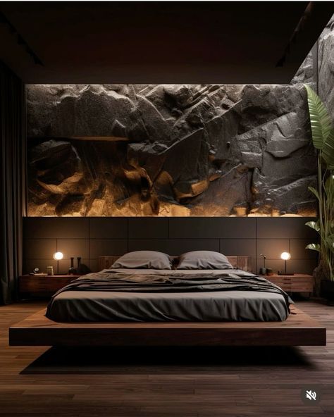 Modern Bedrooms Master, Luxury Bedroom Master Romantic Interior Design, Dark Bedroom Design, Dark Modern Bedroom, Fall Bedroom Ideas, Black Bedroom Decor, Amazing Bedroom Designs, Cozy Fall Bedroom, Ceiling Design Bedroom